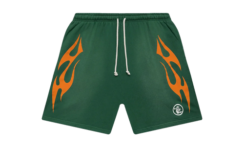 Flame Shorts "Green / Orange" HSR104