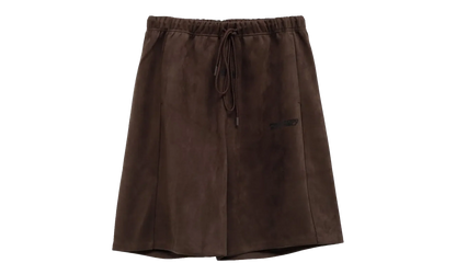 Suede Fleece Relaxed Short "Brown" 160HO254692F