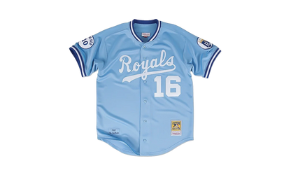 MLB Bo Jackson Road Jersey "1987 Kansas City Royals - Light Blue" AJY1GS18278 KCRLTBL87BJA