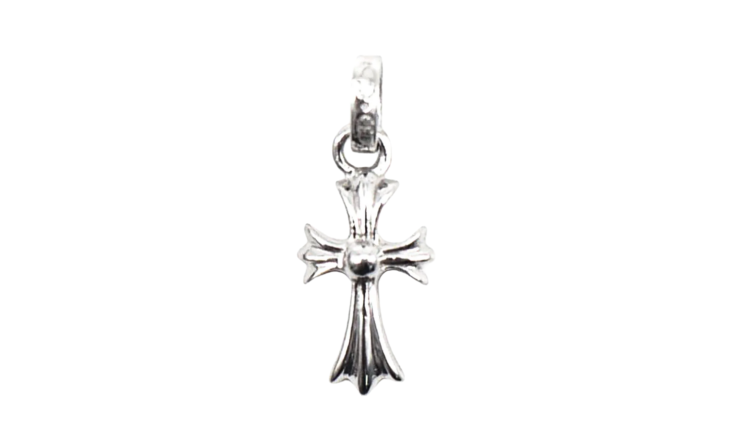 Diamonds Babyfat Cross Charm "18K White Gold" CHRM0813