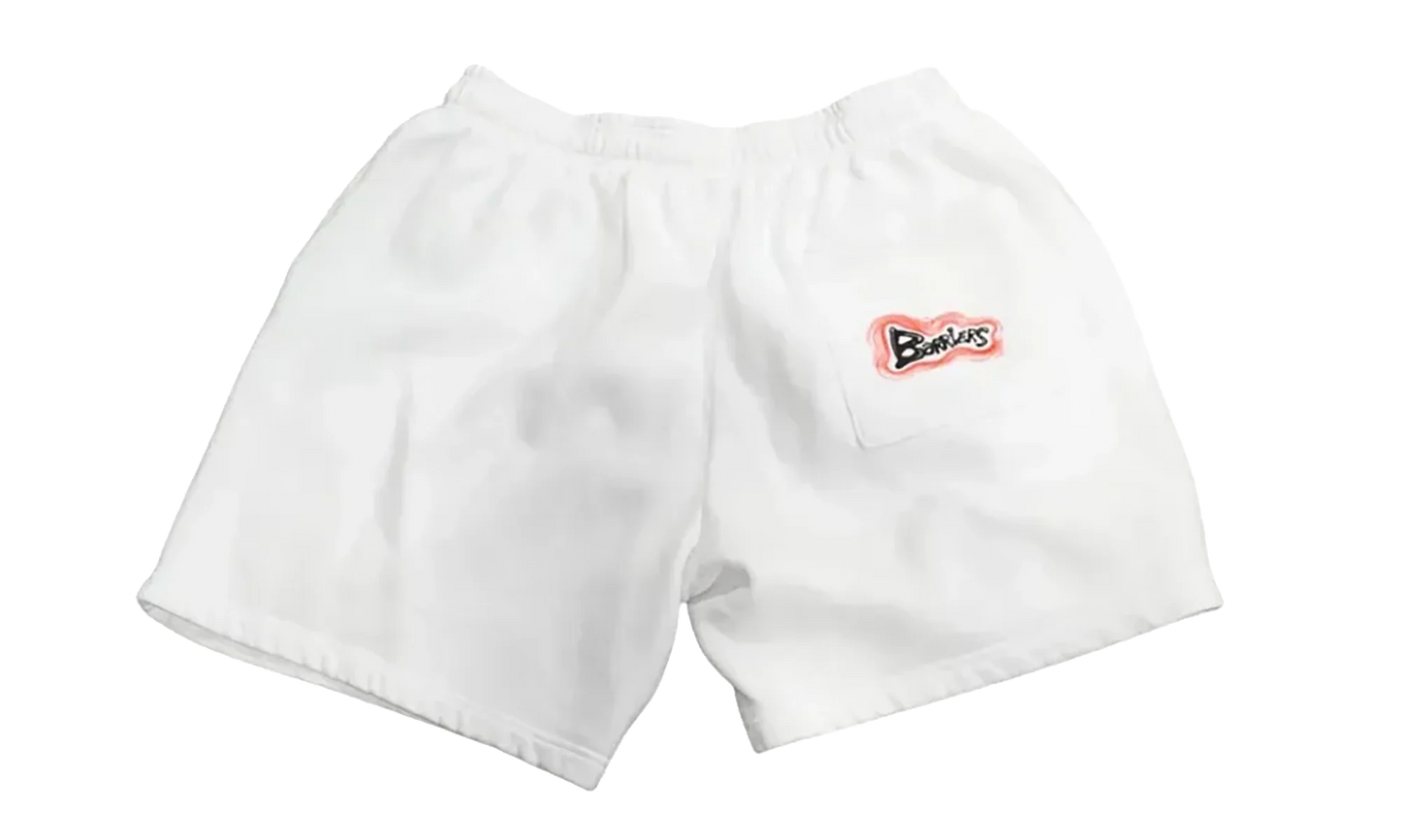 Corteiz x Barriers Shorts "White - USA Tour Exclusive" BAR46