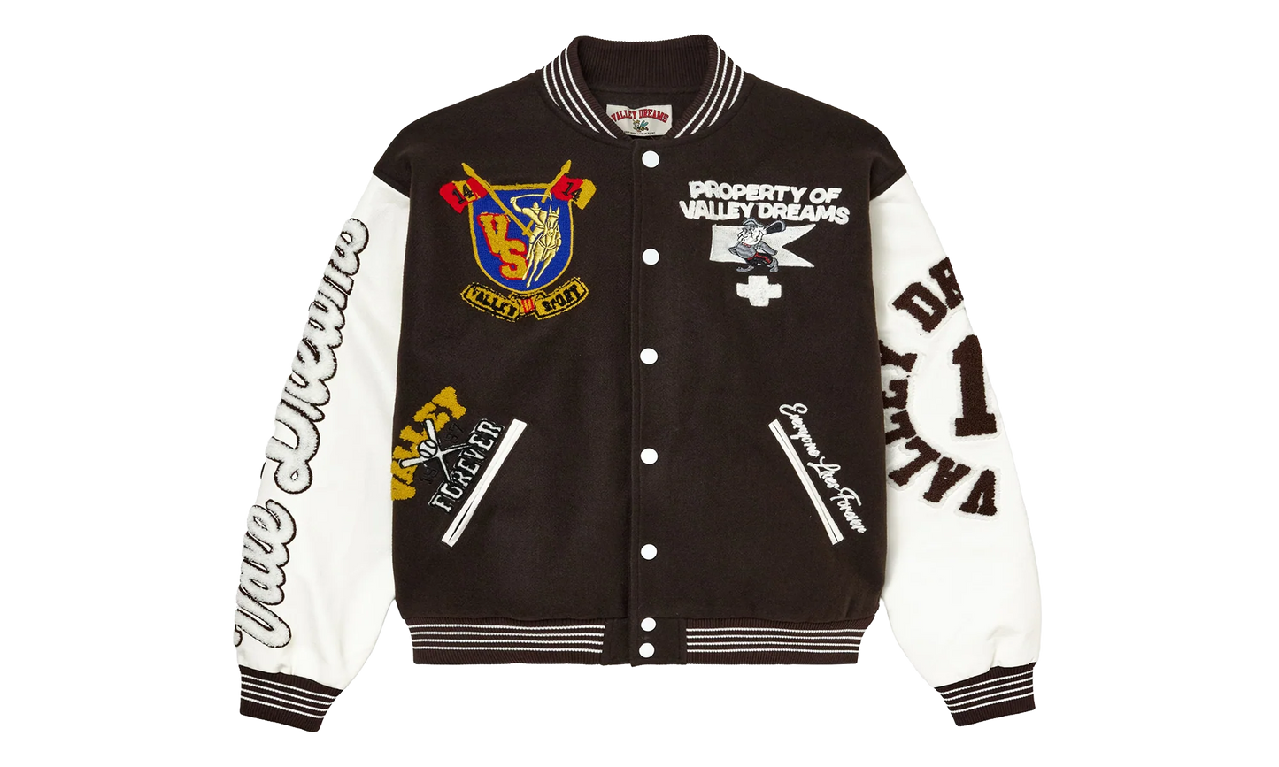Alumni Varsity Jacket "Brown / White" 11451 10006VFAVB BROW