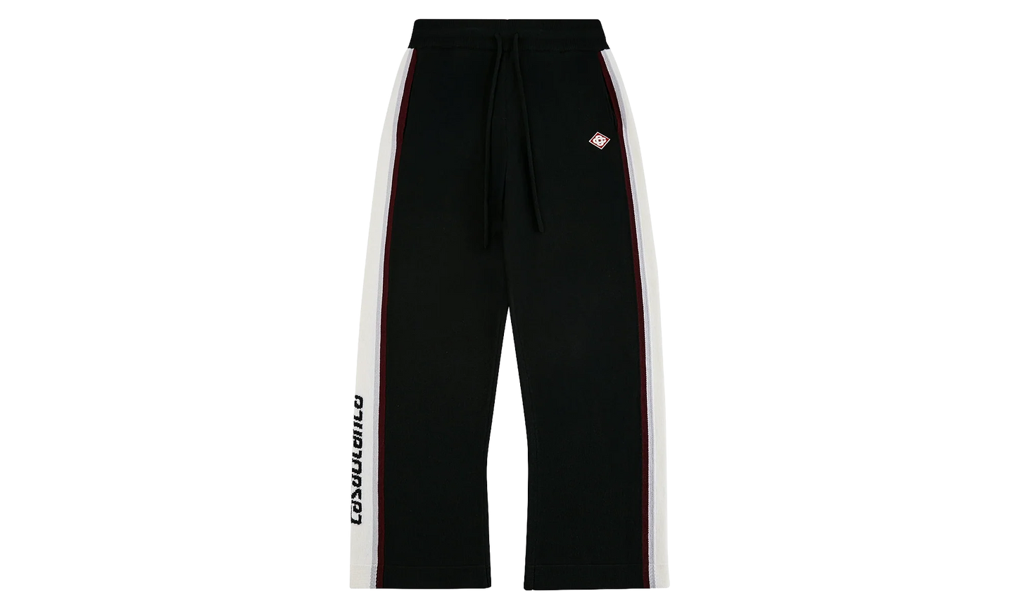 Stripe Merino Track Pant "Black" M P26 KW 1177 01