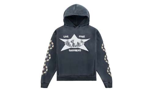 Cowrie Shell Hoodie "Black" BAR21