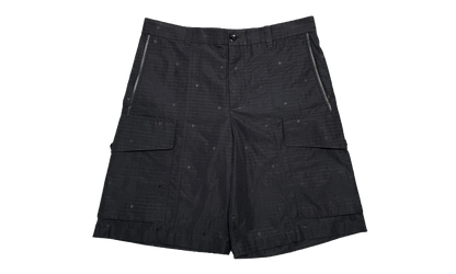 Technical Grid Cargo Shorts "Black" 1ABJI9