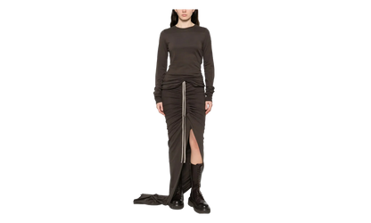 Rick Owens Knitted Adjustable Skirt WMNS "Dark Dust" MON66