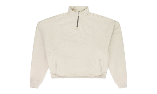 QUARTER ZIP SWEATER "Beige" RHD-MTPS-0092