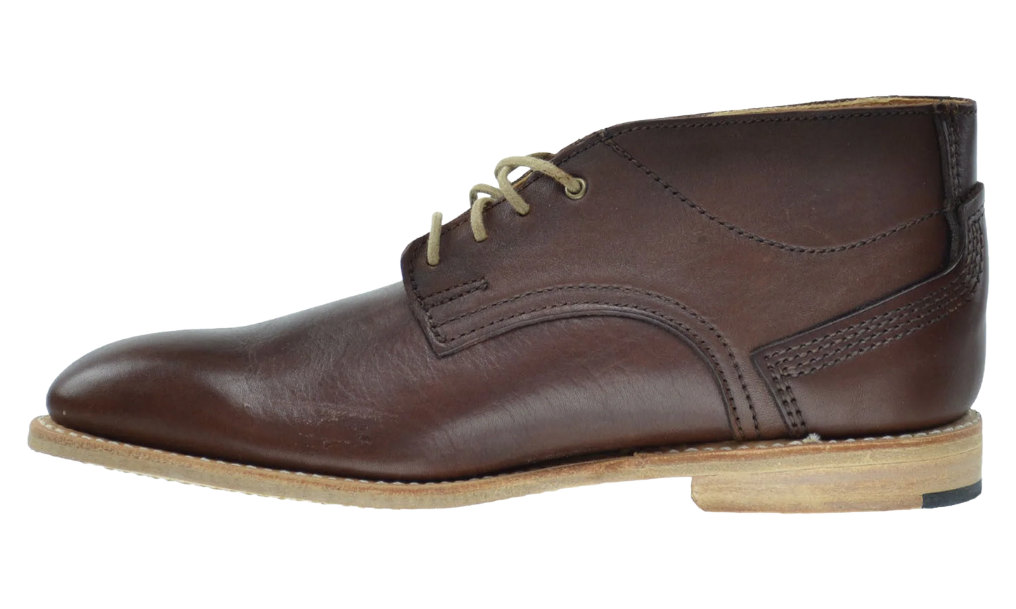 Coulter Chukka Boots Dark Brown Tumbled Full Grain "Brown/Tumbled Full Grain" 9438B