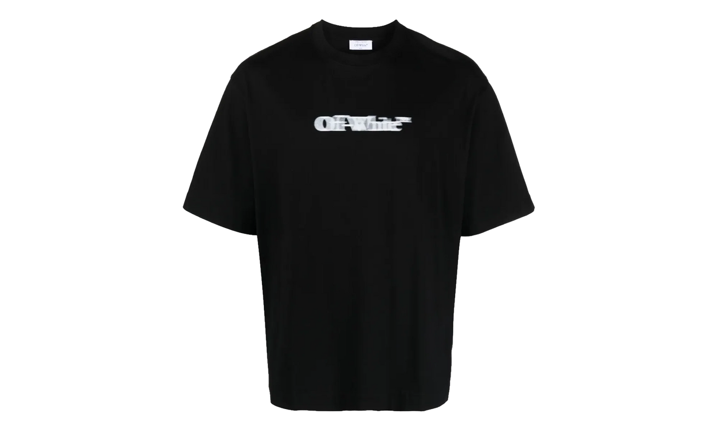 Blurred Logo T-Shirt "Black / White" OMAA120F23JER0021001
