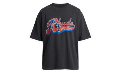 Pit Stop T-Shirt "Vintage Black / Red / Blue" RHSS26TT03012 BLK