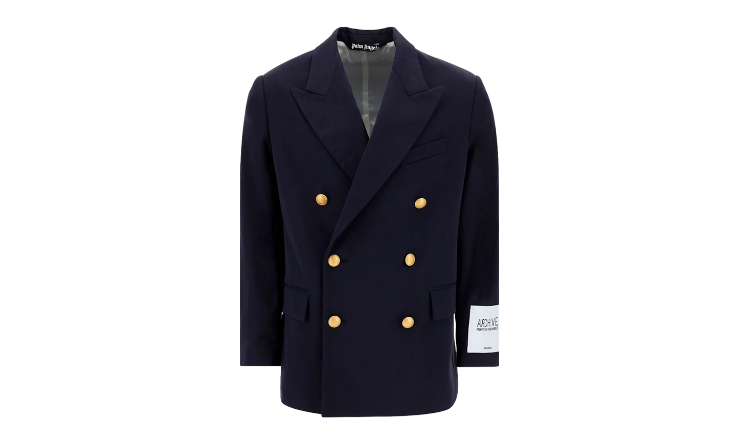 Archive Double Breasted Blazer "Navy" PMEN019F21FAB0014610