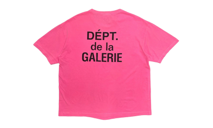 French Logo Short Sleeve Tee Shirt "Flo Pink" GDFLSSTSFP