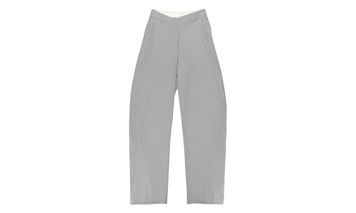ALCOHOLE GRANDPA WORN TAILORED TROUSERS "Grey" 95 OCY 1190