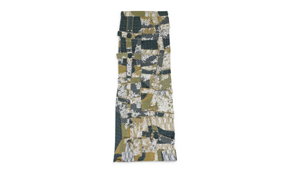 AFFINITY GRID BONDAGE MAXI SKIRT "BLUE" 3120100009SS24