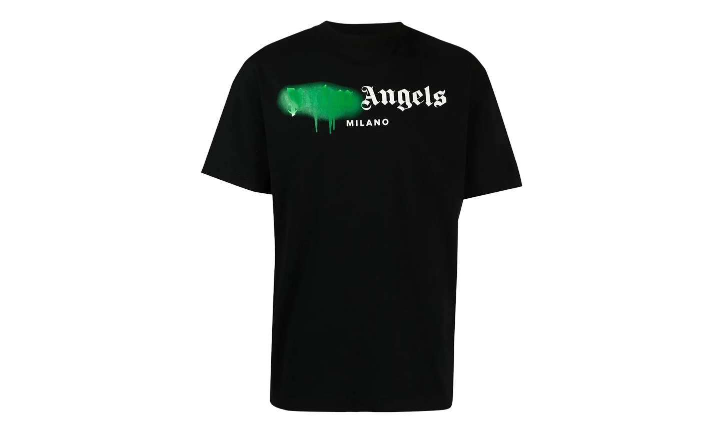 Milano Sprayed Logo T-shirt "Black" PMAA001C99JER0061055