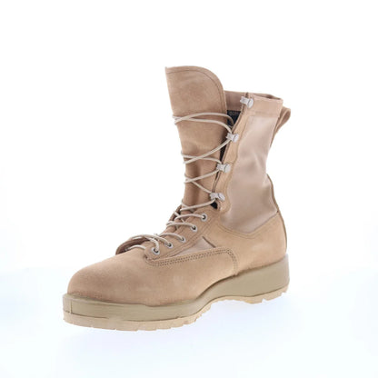 Belleville Waterproof Steel Toe Combat Boot Made In USA Mens Brown Boots