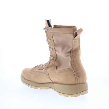 Belleville Waterproof Steel Toe Combat Boot Made In USA Mens Brown Boots