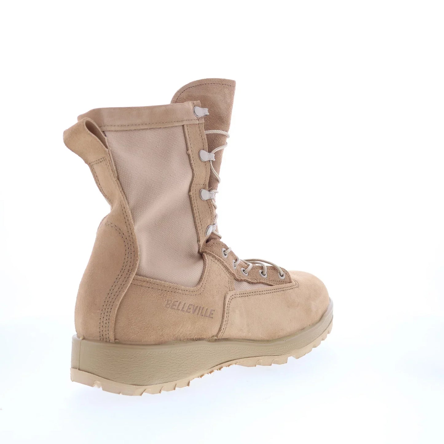 Belleville Waterproof Steel Toe Combat Boot Made In USA Mens Brown Boots