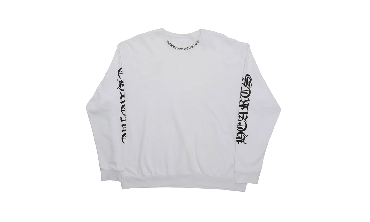Neck Logo Crewneck "White" CHRM0018