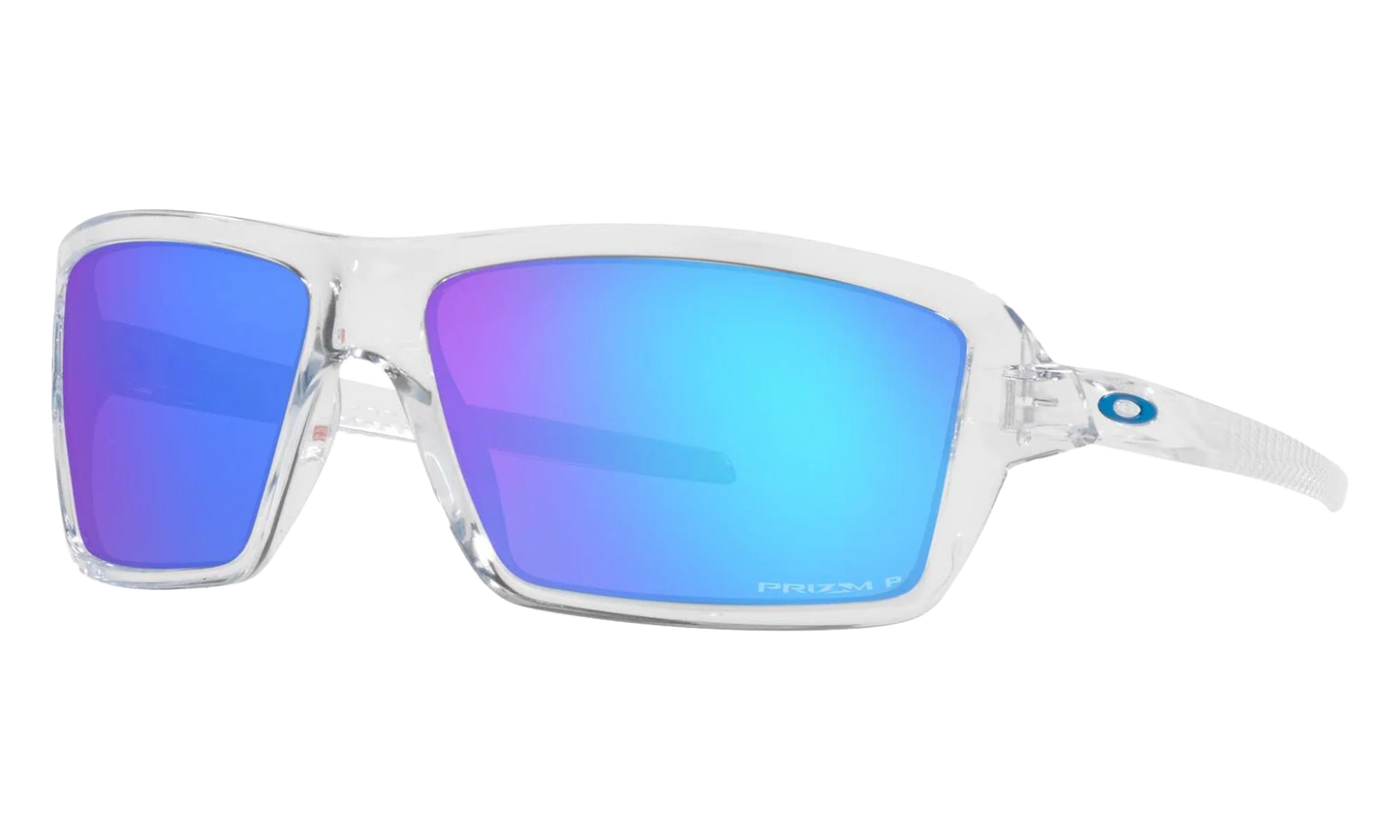 Cables Polarized Sunglasses "Polished Clear / PRIZM Sapphire" OO9129 05