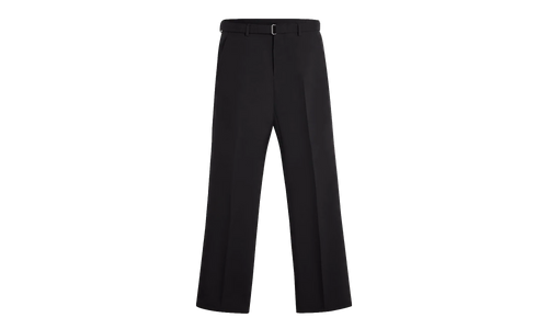 BELTED STRAIGHT LEG TROUSERS "Black" RM TR0011 5678 E23 10