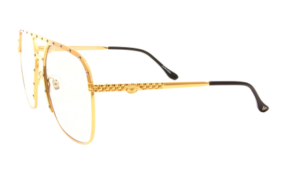 Axel 24KT Two-Tone "Yellow Gold / Clear" MPAX2 0002 28C4