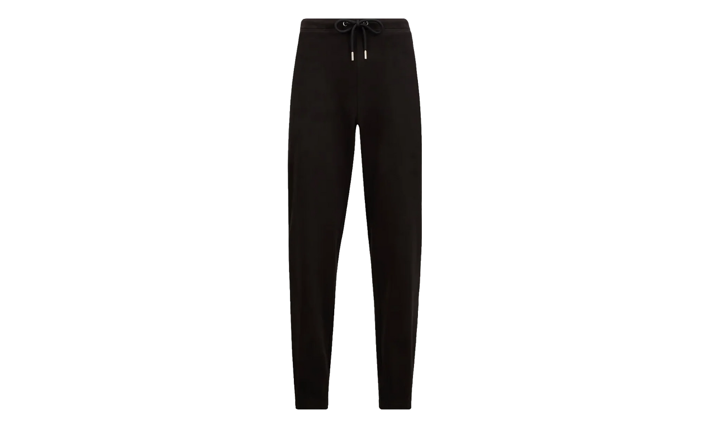 Pantalone Lungo / Logo Patch Cotton Sweatpants "Black" MON12