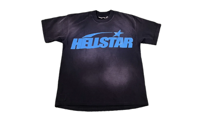 Classic Gel Print T-Shirt "Black / Blue" HSR149