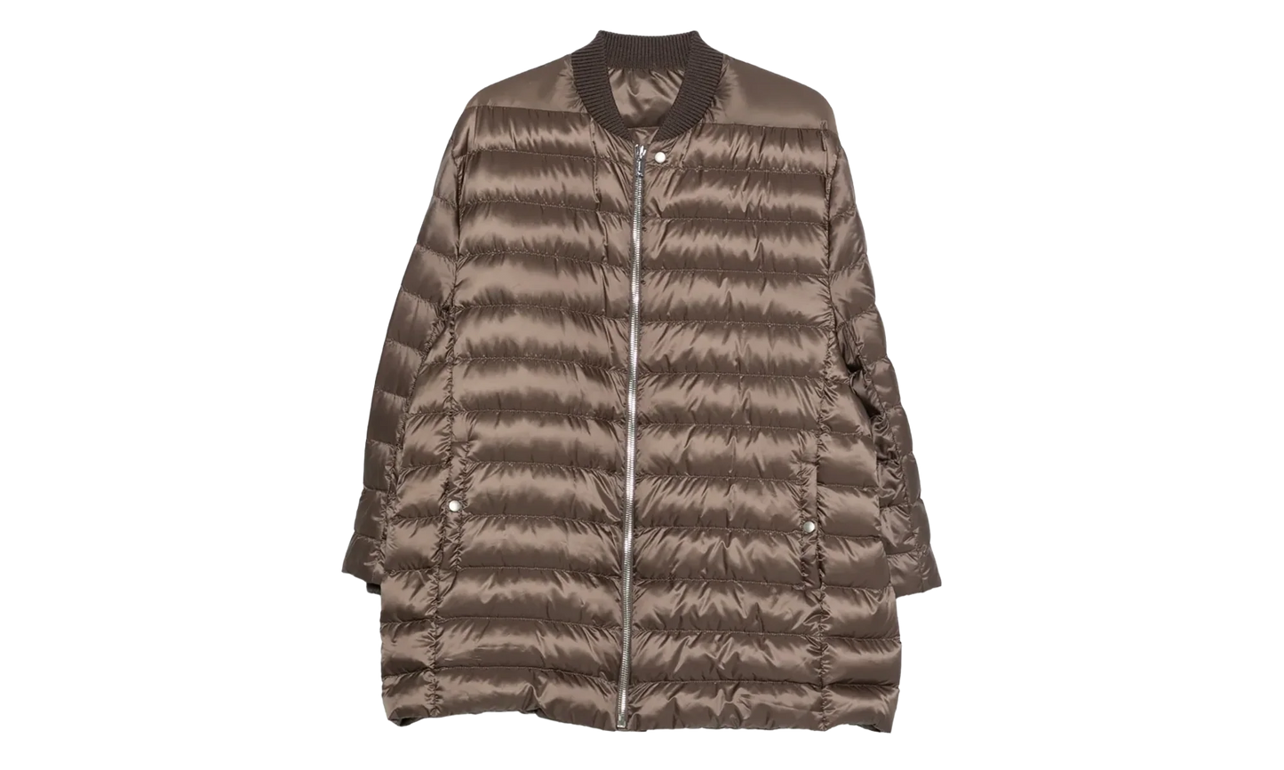 Rick Owens Woven Flight Parka Jacket "Dark Dust" MON35