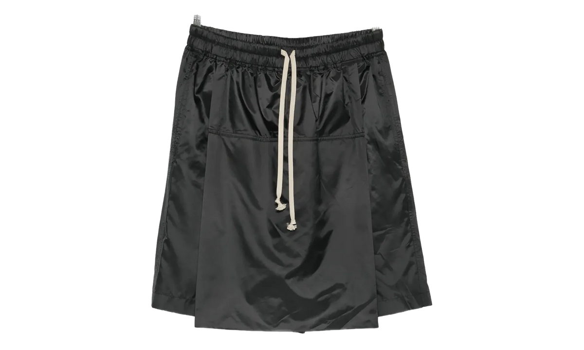 Rick Owens Woven Kilt Shorts "Black" MON32