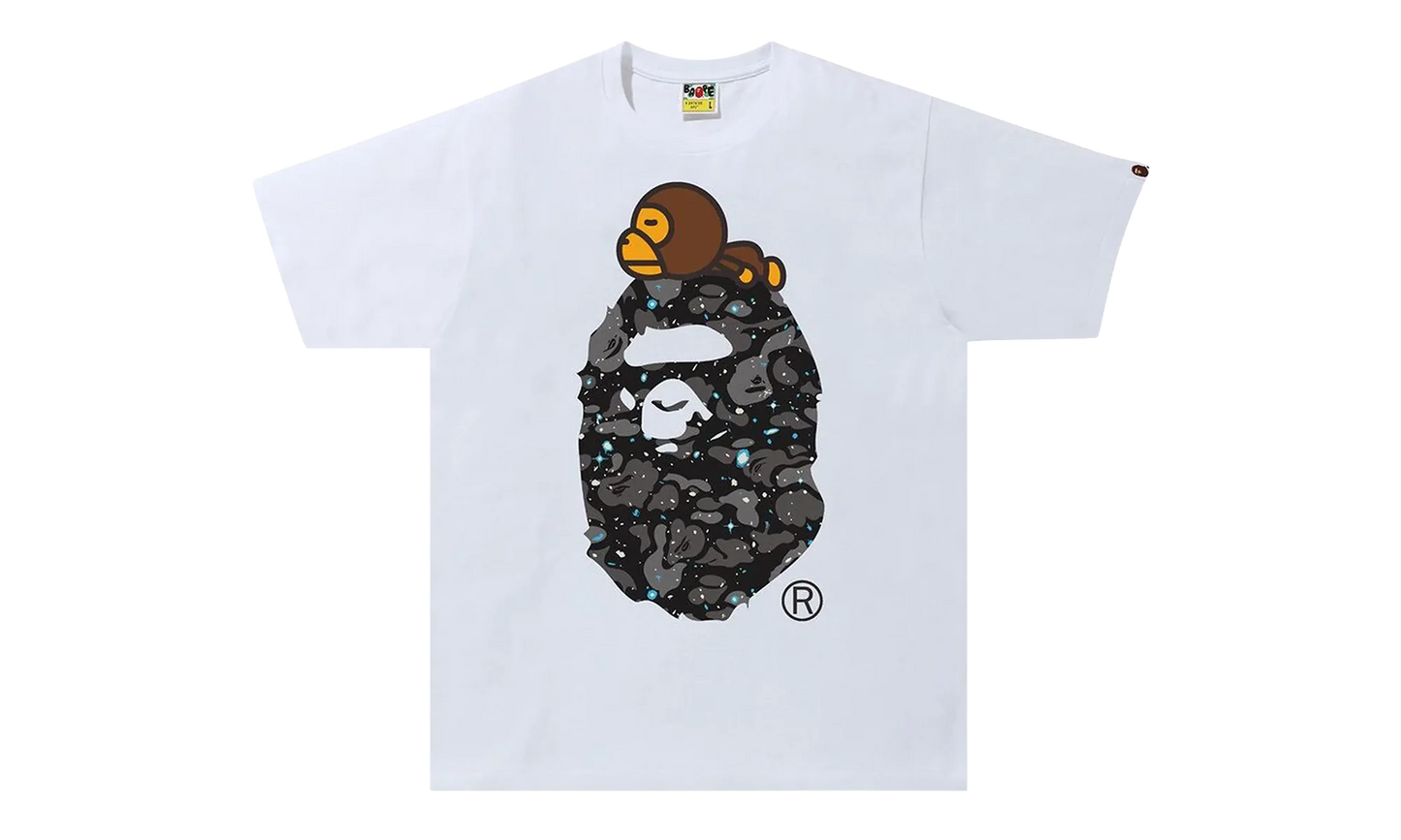 Space Camo Milo On Big Ape Tee "White" 2H80 110 007 WHITE