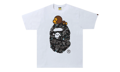 Space Camo Milo On Big Ape Tee "White" 2H80 110 007 WHITE