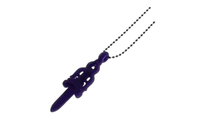 Silichrome Dagger Necklace "Purple" CHRM1029