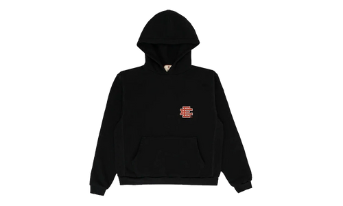 EE BASIC CORE HOODIE "Black/Varsity Red" EE746