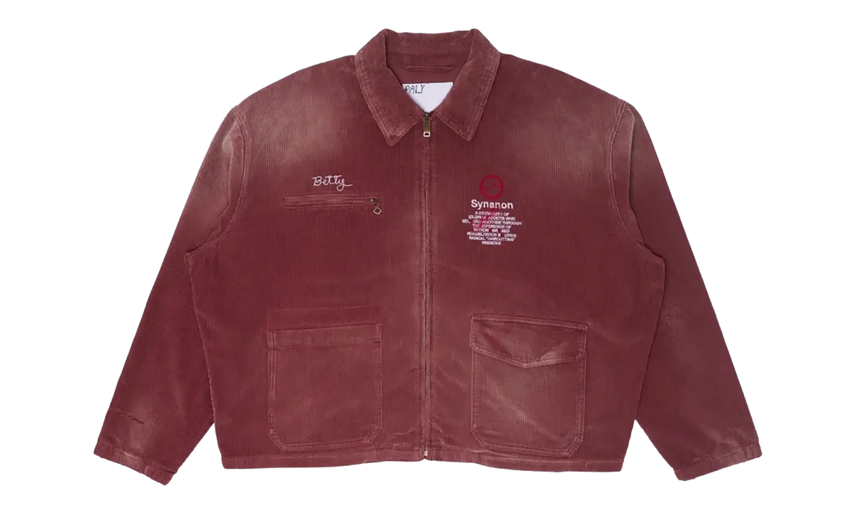 Synanon Cord Work Jacket "Burgundy" 7U001Q3009BUR