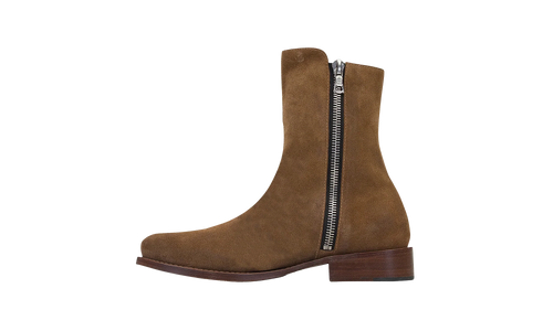 Suede Stack Boots WMNS "Brown" AMR XFTW 0031