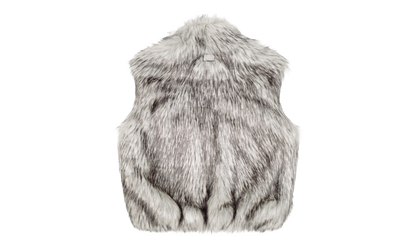 Fake Fur Reversible Vest "White" 12115616 WHIT