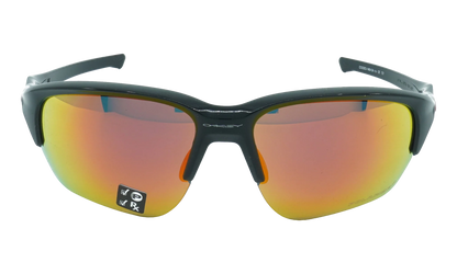 Flak Beta Polarized Sunglasses "Polished Black / Ruby Iridium Polarized" OO9363 14