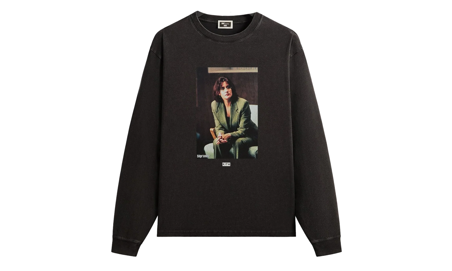 The Sopranos Jennifer Vintage Long Sleeve Tee "Black" khm034634 001