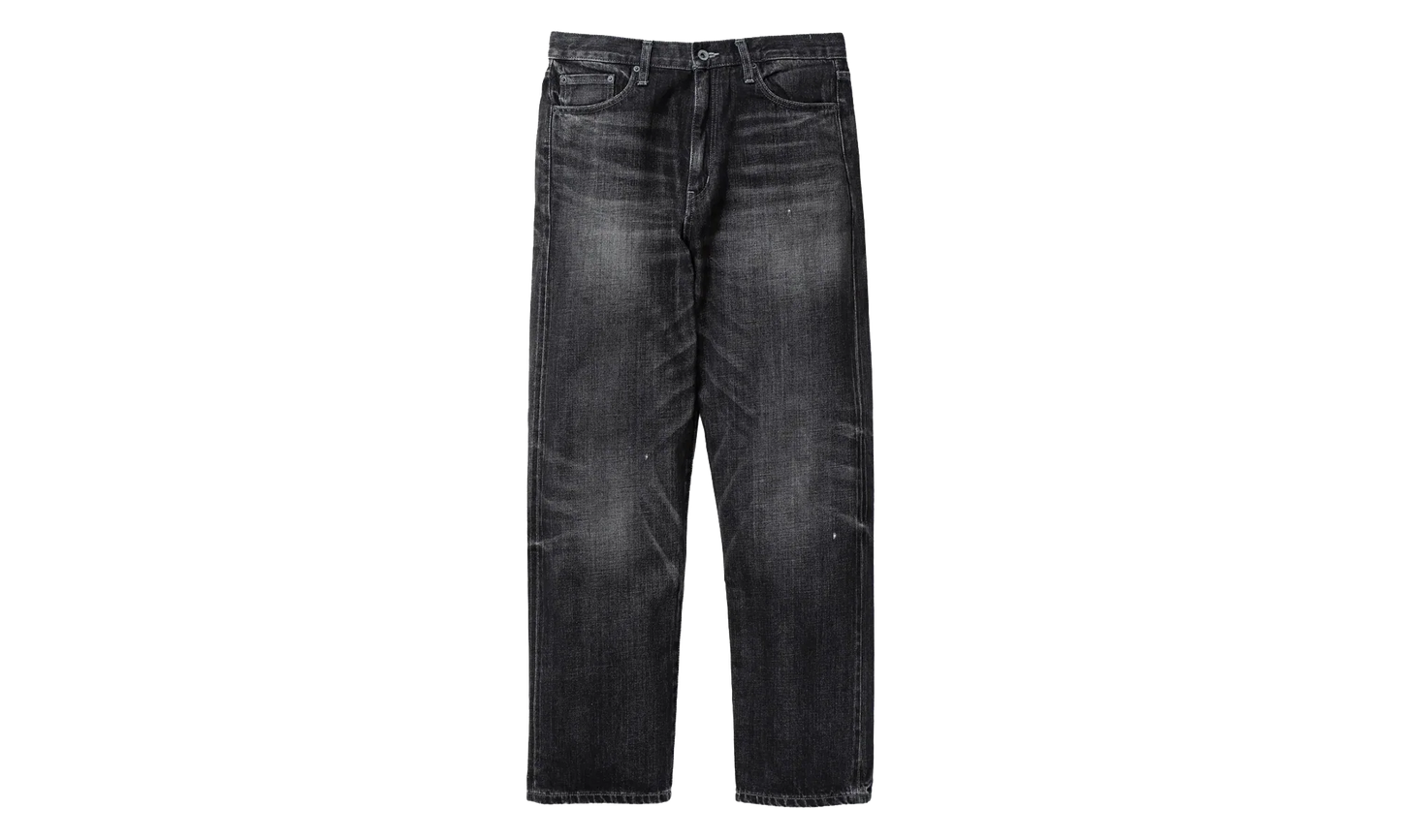 Washed Denim DP Basic Pants "Black" 252XBNH PTM05 BLAC