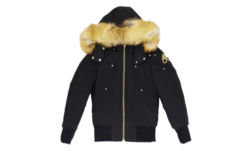 Sainte Flavie Bomber Jacket "Black / Gold" MSK-WOTW-0026