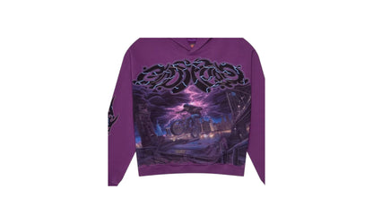 B.M.X. Hoodie "Purple" BB029IEJ