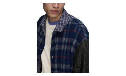 Reversbile Padded Shirt "Blue" S50DT0070M35779001F