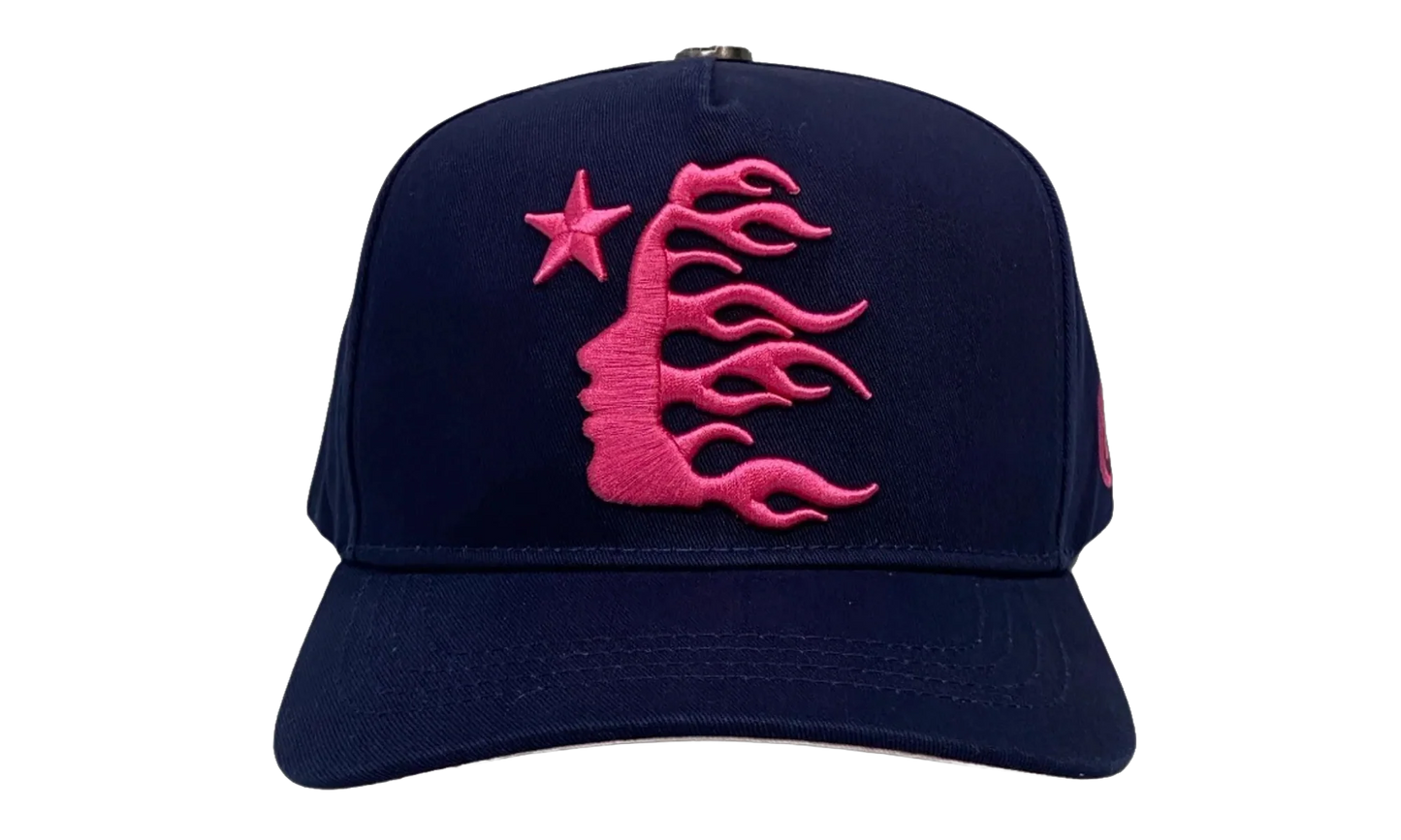OG Logo Snapback Hat "Navy / Pink" HSR224