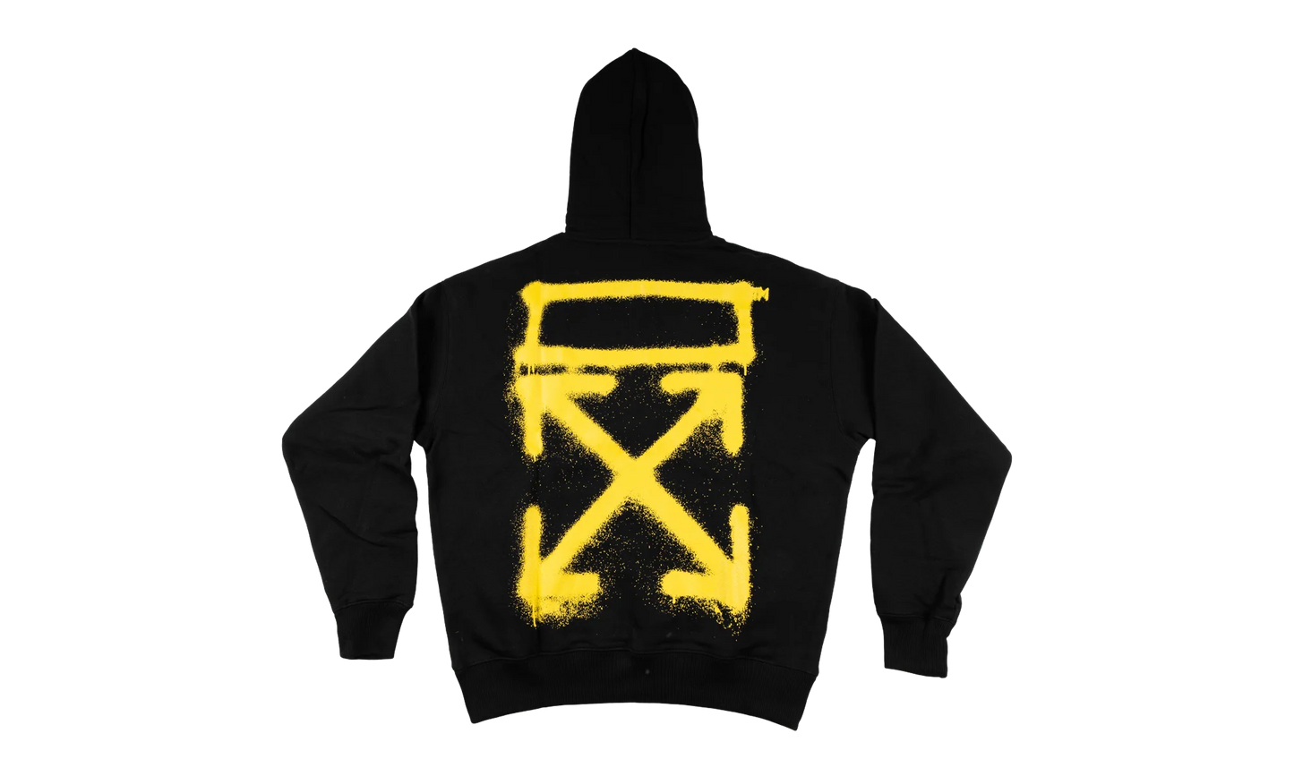 SPRAYED ARROW HOODIE "Black" 44OWOS26K060 001