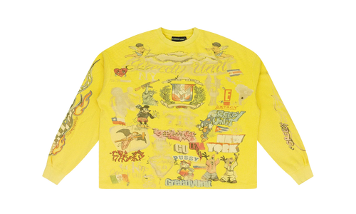 All Over Thermal T-shirt "Yellow" GUT MTPS 0004