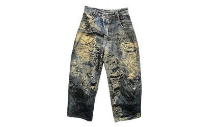 Super Baggy Fit Jeans - 2023 "Mid Blue" FN MN TROU001097