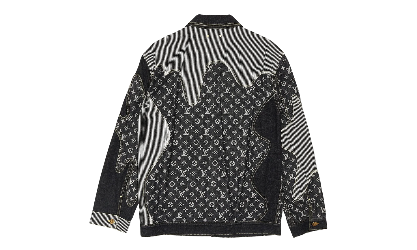Nigo Monogram Crazy Denim Workwear Jacket "Black" 1A9GEE
