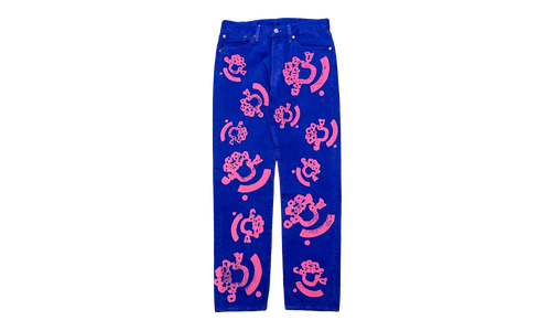 Bstroy Levi’s 501 Cotton Wreath Logo Jeans "Blue/Pink" DT372