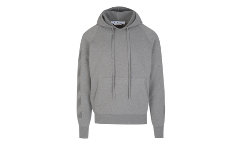 Arrow Knit Hoodie "Grey" OMHA141C99KNI0010606